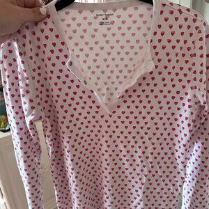 Roller Rabbit Pajama Set with Hearts Size XS